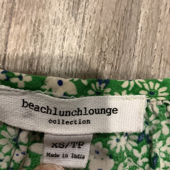 Beach Lunch Lounge Collection XS Green with little flowers - Picture 2 of 5